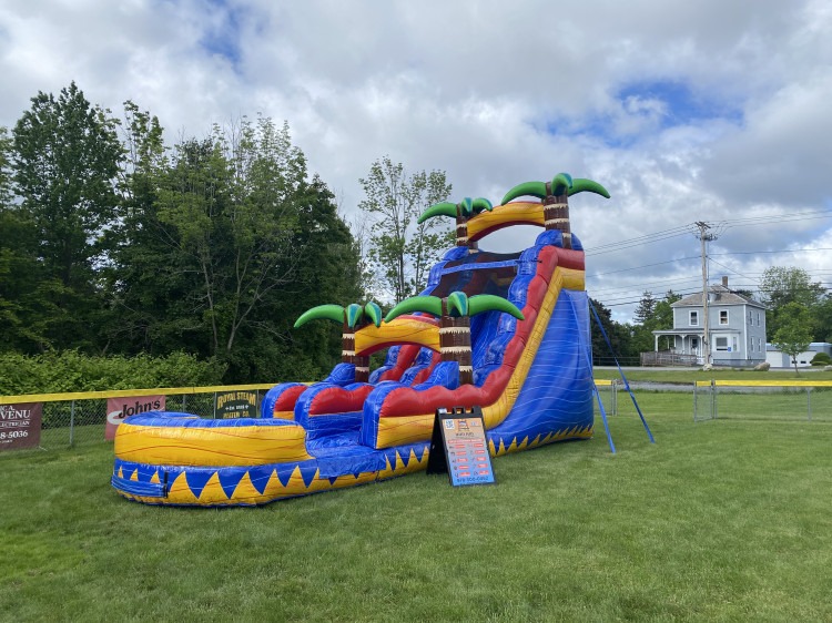 18ft Tropical Inferno Water Slide with POOL
