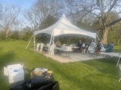 20 x 20 Tent, Table & Chair Package