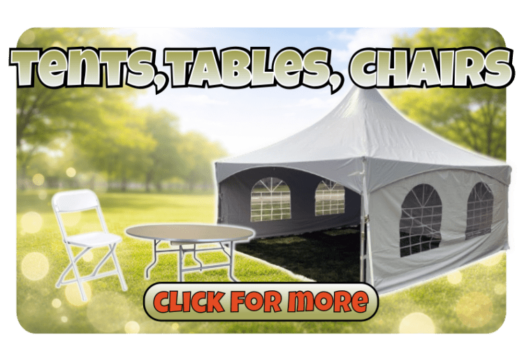 Tents, Tables & Chairs Packages