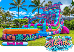 18ft Aloha Splash Dual Lane Slide