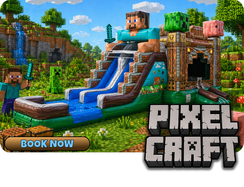 Minecraft Bounce House Home