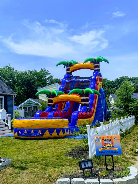 custom thumb 2589923 1 1775587953 18ft Tropical Inferno Water Slide with POOL